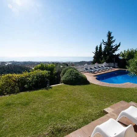 Gran Con Vistas Al Mar Y Piscina Privada מאלגה